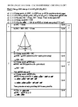 Các bài Hình học Chương 2 Lớp 7
